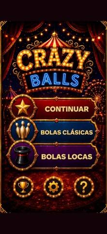 Crazy Balls captura de pantalla del juego