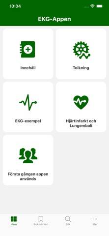 EKG-Appen skärmdump