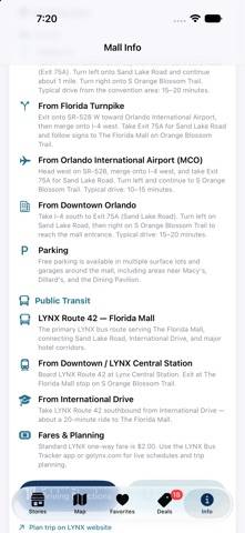 Florida Mall Orlando App screenshot