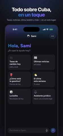Sami te informa screenshot