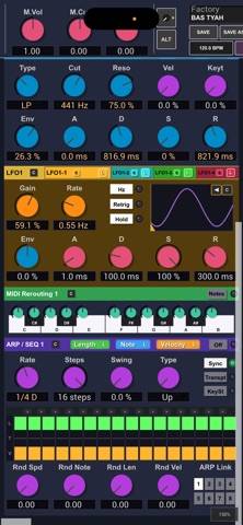 Oktopus Synthesizer screenshot