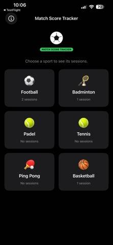 Match Score Tracker