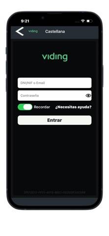 PassViding Captura de pantalla de la aplicación