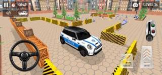 Police Car Parking Game 3D captura de pantalla