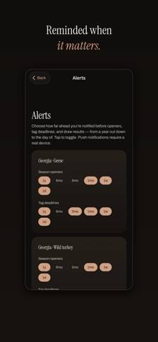 OpenSeason: Dates & Draws App screenshot
