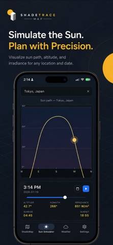 ShadeTraceMap App screenshot