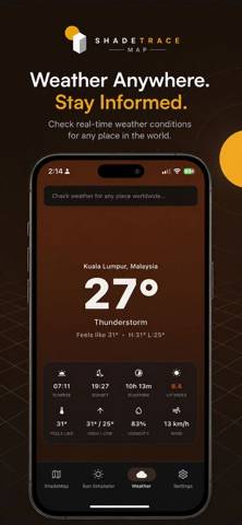 ShadeTraceMap App screenshot