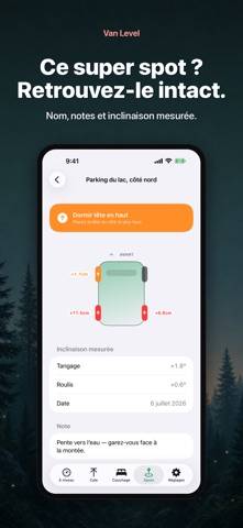 Van Level : niveau camping-car Capture d'écran de l'application