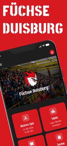 Füchse Duisburg Bildschirmfoto