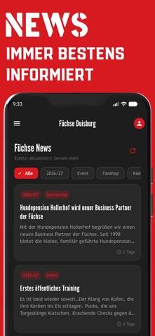 Füchse Duisburg Bildschirmfoto #2