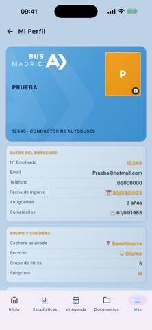 AgendaBus captura de pantalla