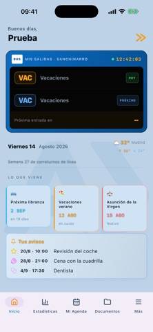 AgendaBus Captura de pantalla de la aplicación