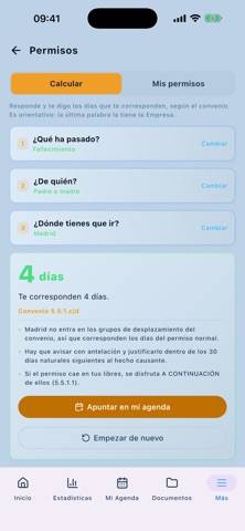 AgendaBus Captura de pantalla de la aplicación