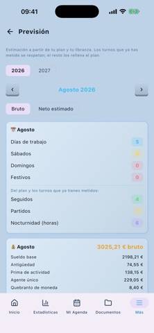 AgendaBus Captura de pantalla de la aplicación