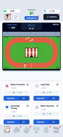 Track Star skärmdump av spelet