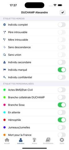 Heredis 2027 Capture d'écran de l'application