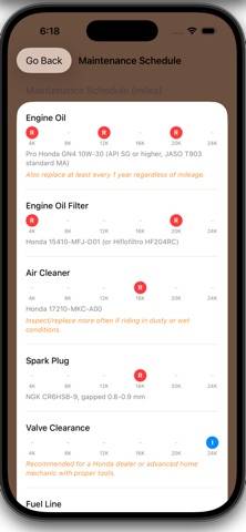 Cruiseman's Garage App screenshot