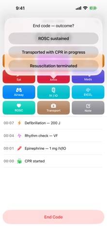 CodeScribe EMS App screenshot