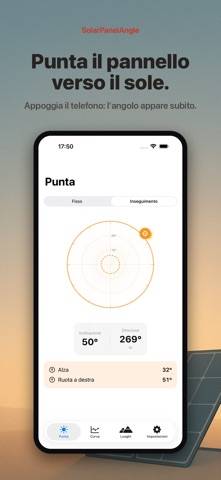 Ángulo Panel Solar Captura de pantalla de la aplicación
