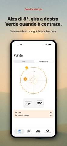 Ángulo Panel Solar Captura de pantalla de la aplicación
