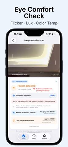 Flicker Insight: PWM Test App skärmdump