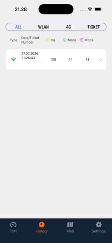 CMC Speed Test App screenshot