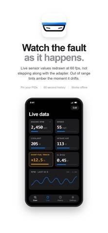 OBD2 Ninja: Car Code Reader Captura de pantalla de la aplicación