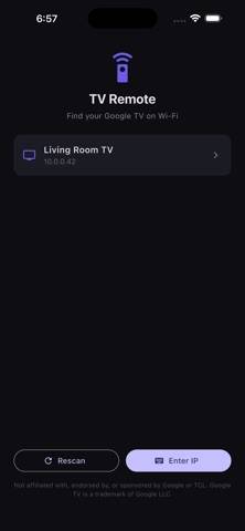 Remote Control for Google TV