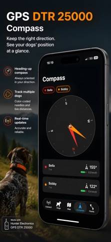 GPS DTR 25000 Hunting Tracker Capture d'écran de l'application