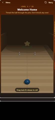 Hallway Hazard Bowling game screenshot