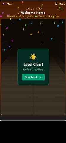 Hallway Hazard Bowling game screenshot