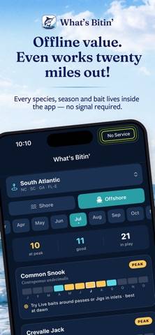 What's Bitin' App screenshot