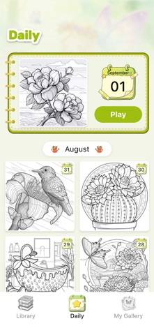 Wonder Tales Coloring Book game screenshot