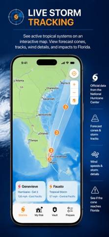 HurriZone: Hurricane Tracker App screenshot