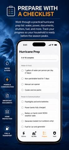 HurriZone: Hurricane Tracker App screenshot