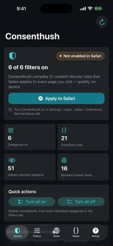 Consenthush: Content Blocker