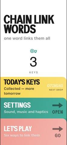 Chain Link Words screenshot