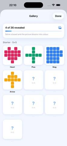 Nonogram Pure schermata del gioco