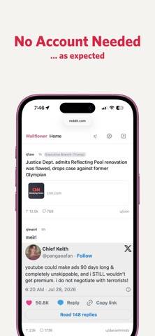 Wallflower App-Screenshot