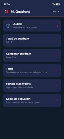 Mossos Quadrant Captura de pantalla de la aplicación