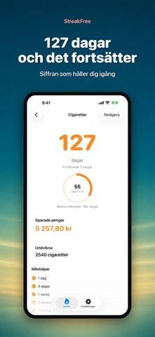 StreakFree: Dagar sedan