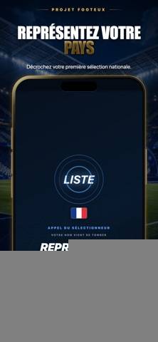 Projet Footeux capture d'écran du jeu