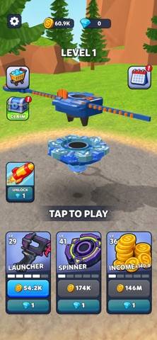Spinner Evolution schermata del gioco
