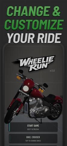 Wheelie Run capture d'écran du jeu
