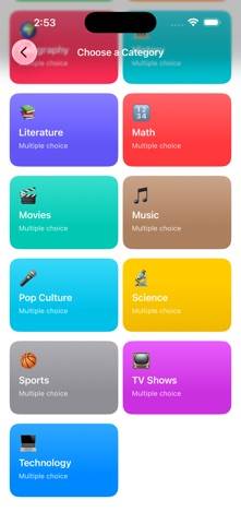Teen Trivia game screenshot