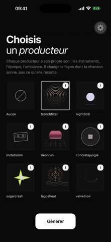 Motifs Capture d'écran de l'application