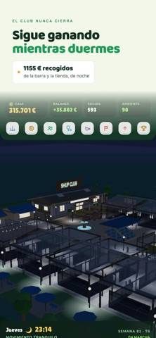 Virtual Padel Club captura de pantalla del juego
