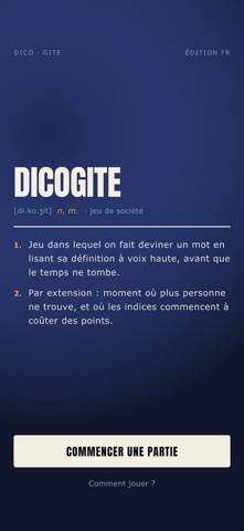 Dicogite capture d'écran