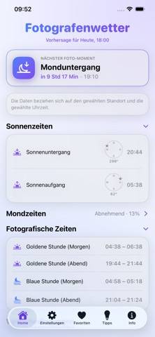 Fotografenwetter Bildschirmfoto #2