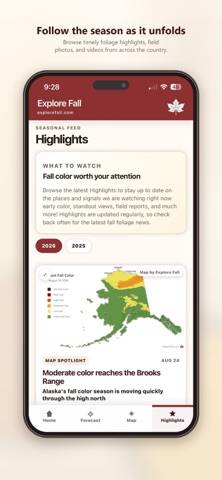 Explore Fall App screenshot